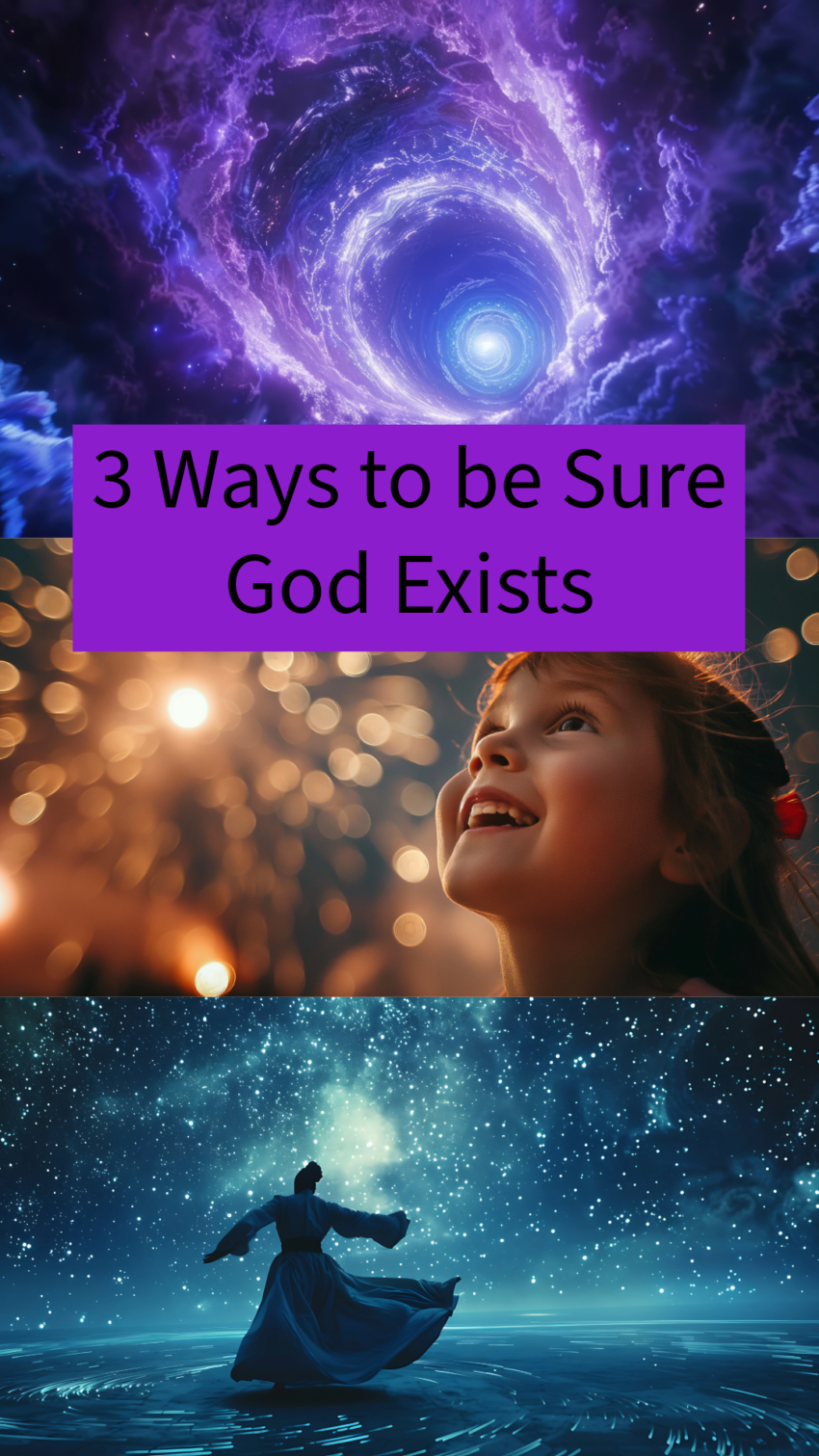 Ways to be sure God exists